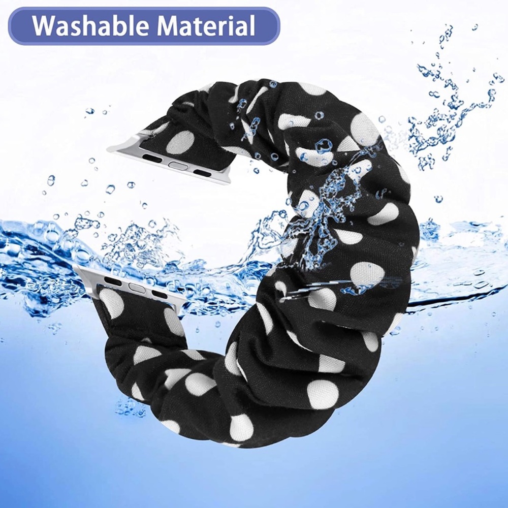 Apple Watch Band 38mm/40mm Black & White Polka Dot - Picture 6 of 7